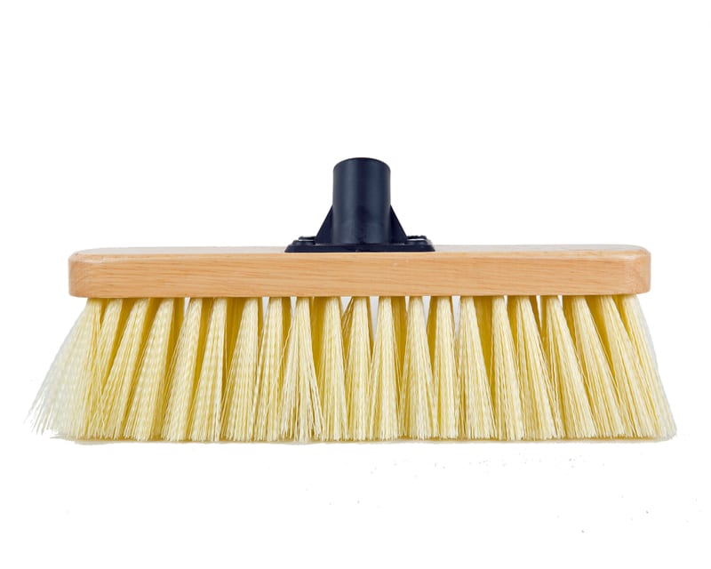 Soft Cream Broom Threaded, front view