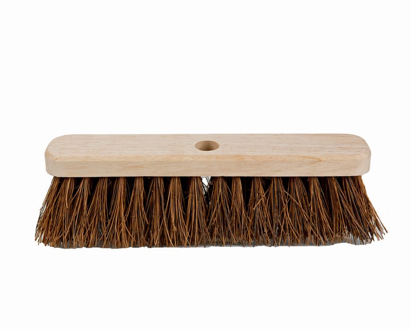 Stiff Bassine Broom Head, back view
