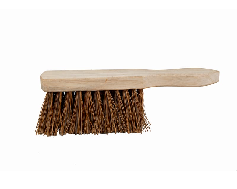 Stiff Bassine Hand Brush, back view