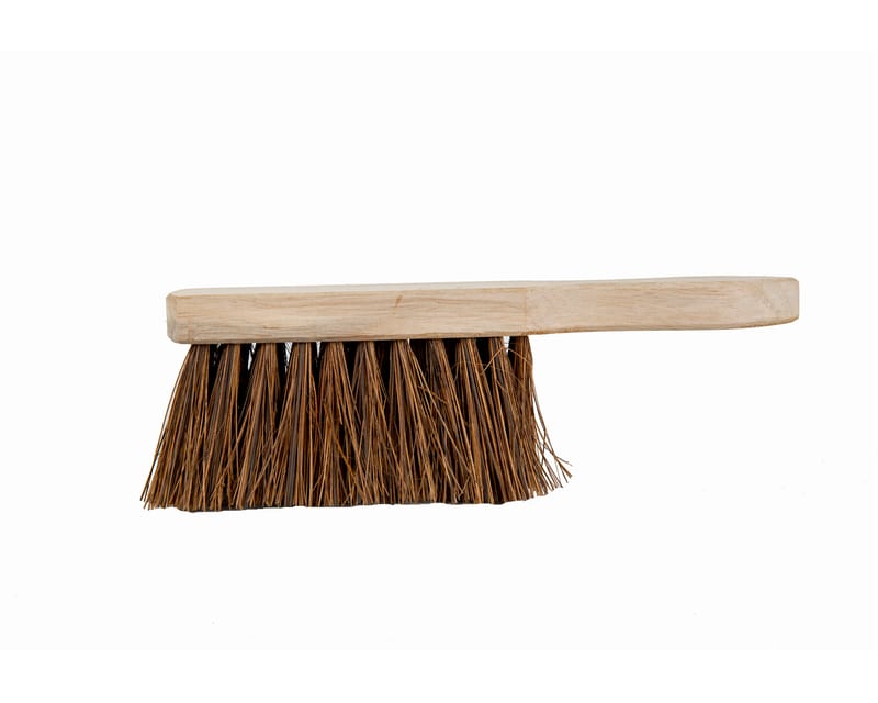 Stiff Bassine Hand Brush, front view